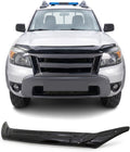 Hood Deflector Guard fits Ford Ranger 2010-2012, Bugflector Bug & Bonnet Shields, Black ABS Hood Protector, Protects from Particles & Bug, All Weather Durable Car Exterior Accessories