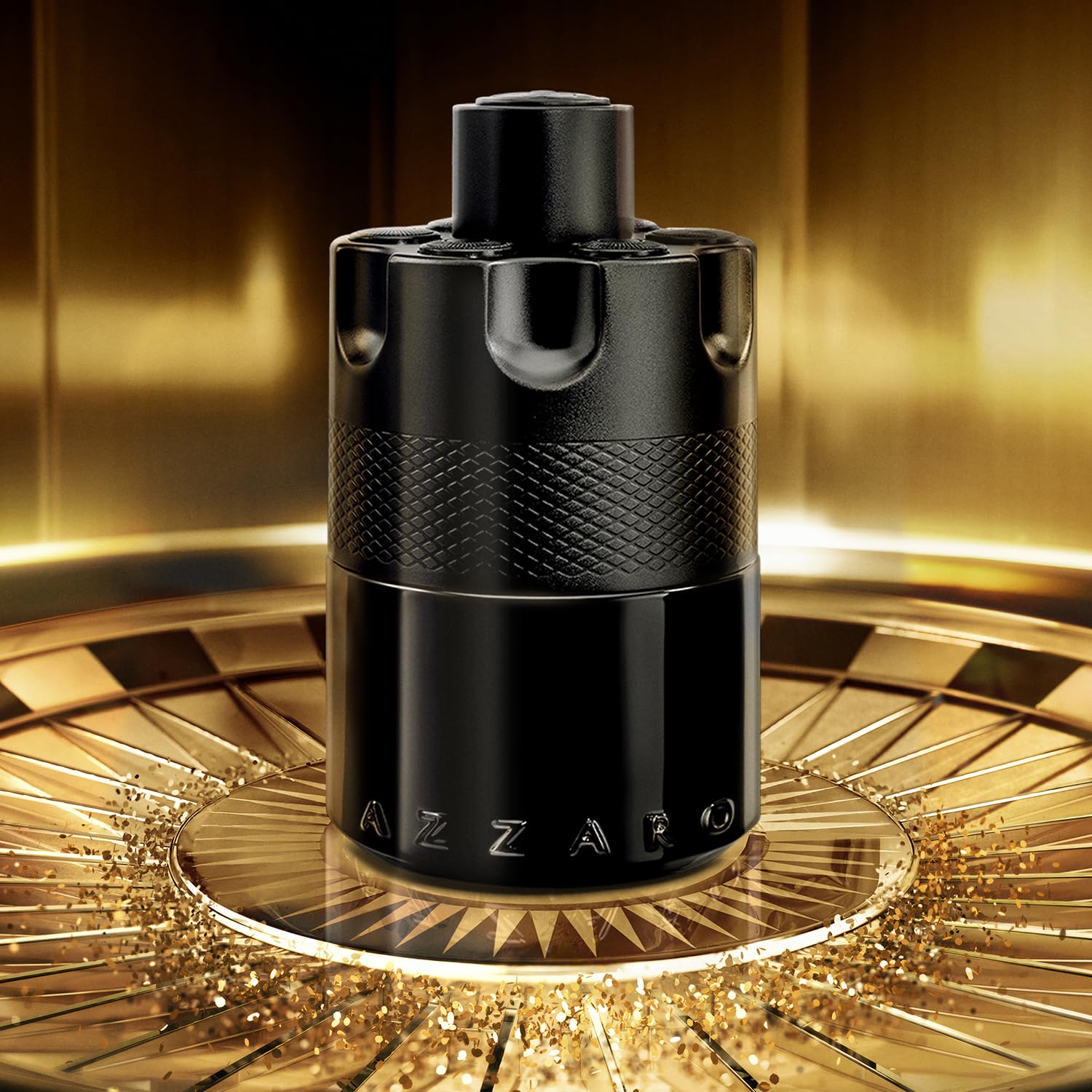 Azzaro The Most Wanted Eau de Parfum Intense 3-Piece Set ($195 Value) — Cologne for Men —Fougère Woody Fragrance, 3.4 fl oz & 0.34 fl oz Travel Size Spray, Hair & Body Wash