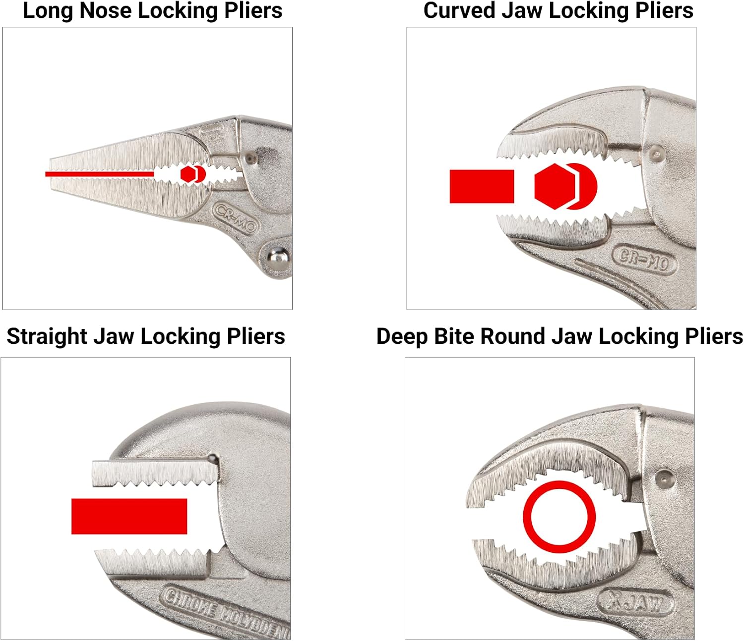 TEKTON Locking Pliers and Clamps Set (18-Piece) | PLK90005