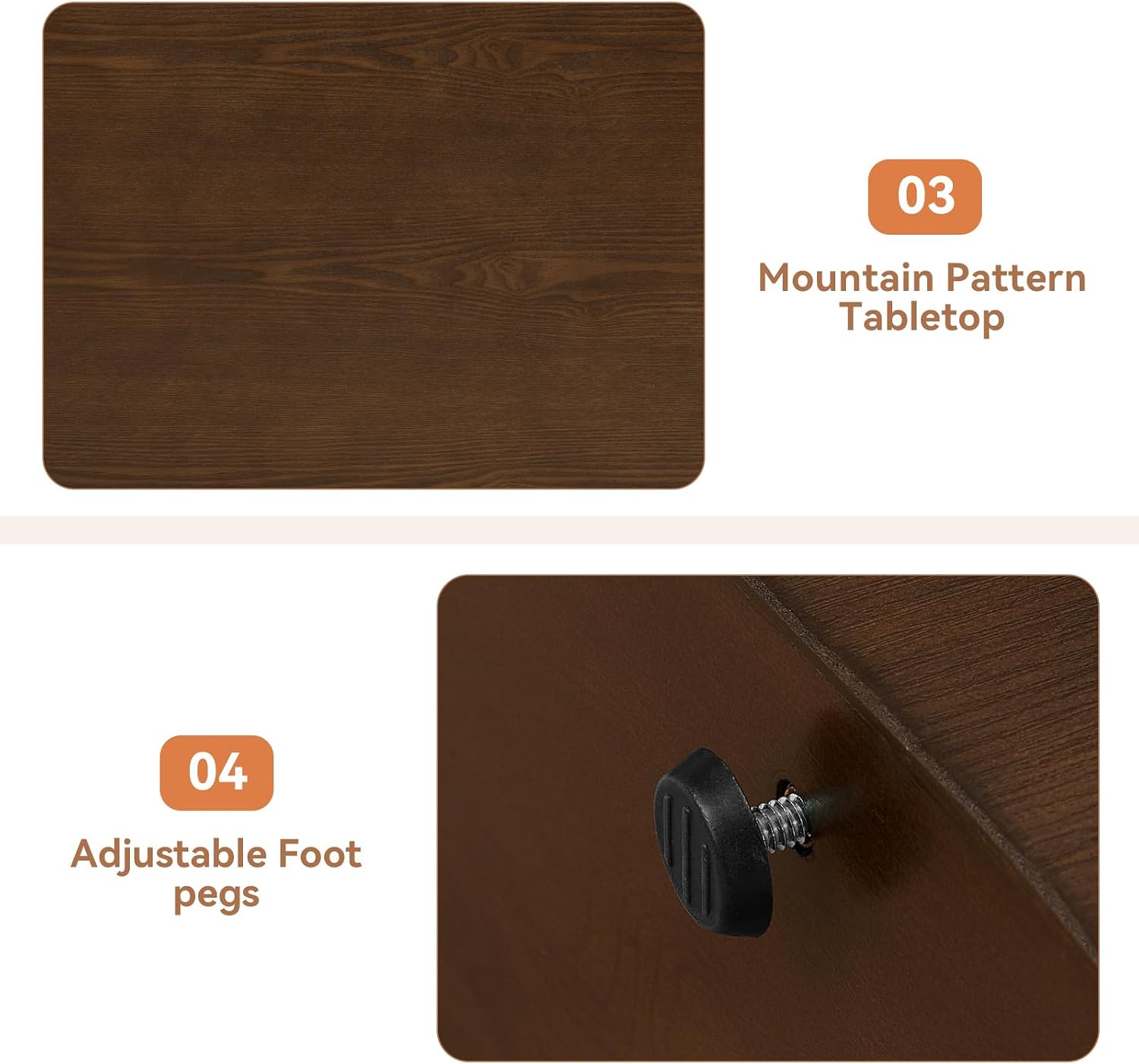 Lift Top Coffee Table for Living Room, Fluted Coffee Tables with Storage, Solid Wood Veneered Modern Accent Tea Center Table for Small Space Apartment (Walnut-38.6''D×26.8''H)