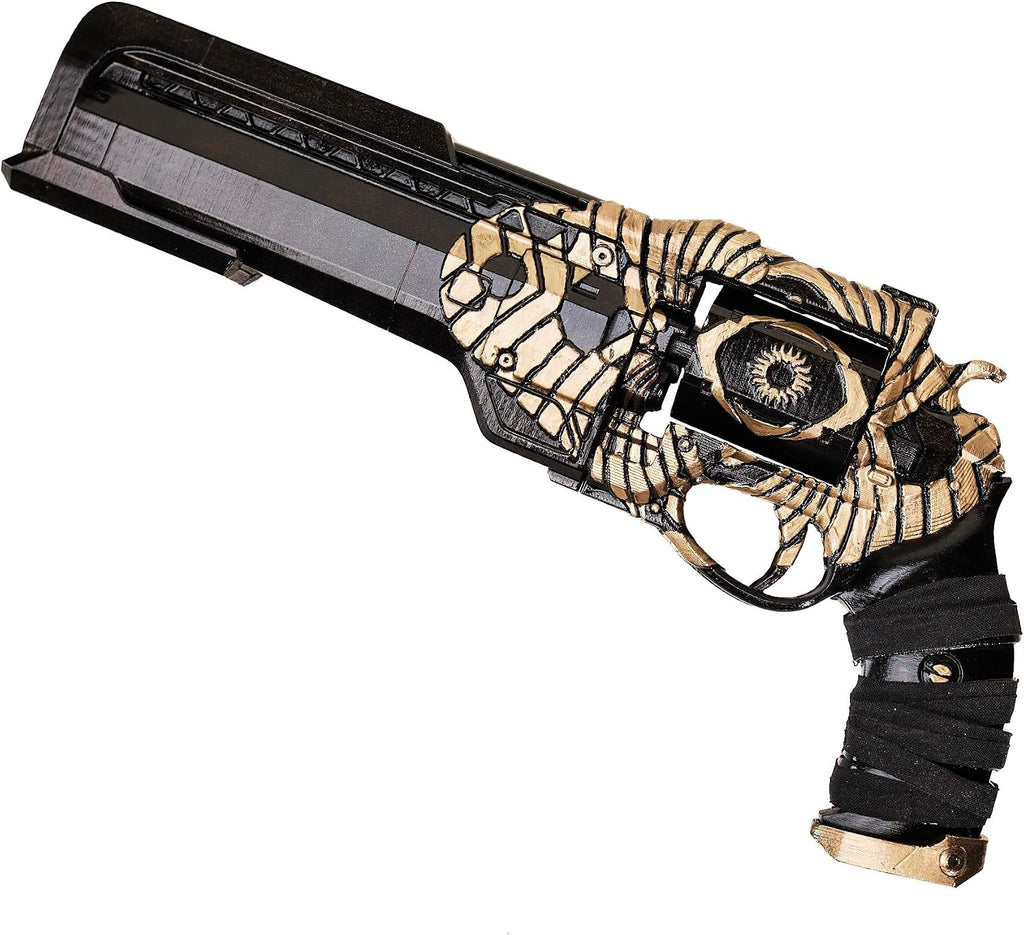 Ace of Spades – All In Ornament (Golden Edition) – Handmade D2 Prop Replica – Static Trigger, Collector Display Hand Cannon (Just the Ace of Spades)