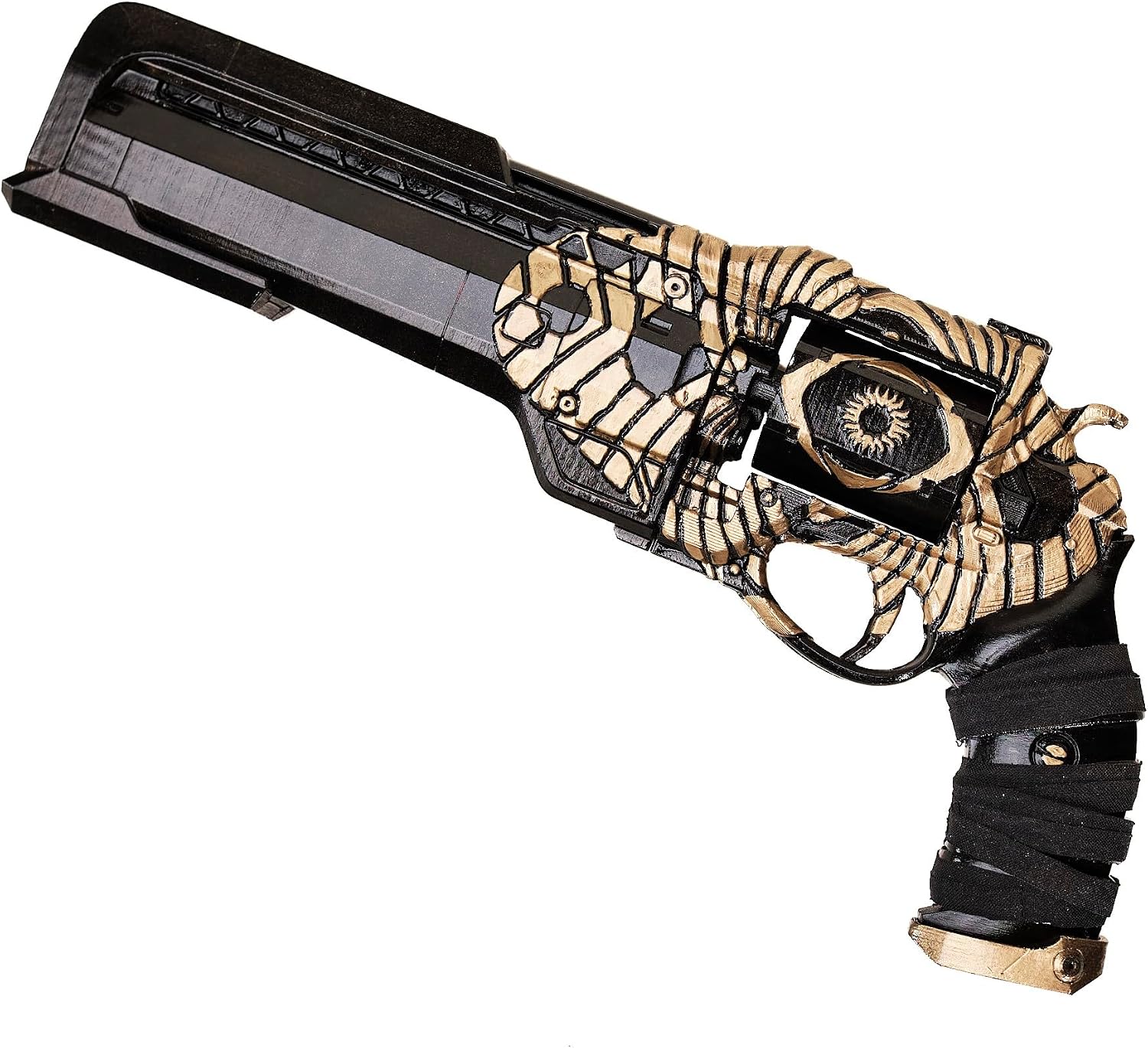 Ace of Spades – All In Ornament (Golden Edition) – Handmade D2 Prop Replica – Static Trigger, Collector Display Hand Cannon (Just the Ace of Spades)