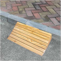 2' 3' 4' 5' 6' Rise Wooden Threshold Ramp for Home/Front Door/Yard/Doorways, Wheelchairs Walkers Car Motorcycle Entry Transition Ramp, Non-Slip (Size : 33.8x30x13cm)