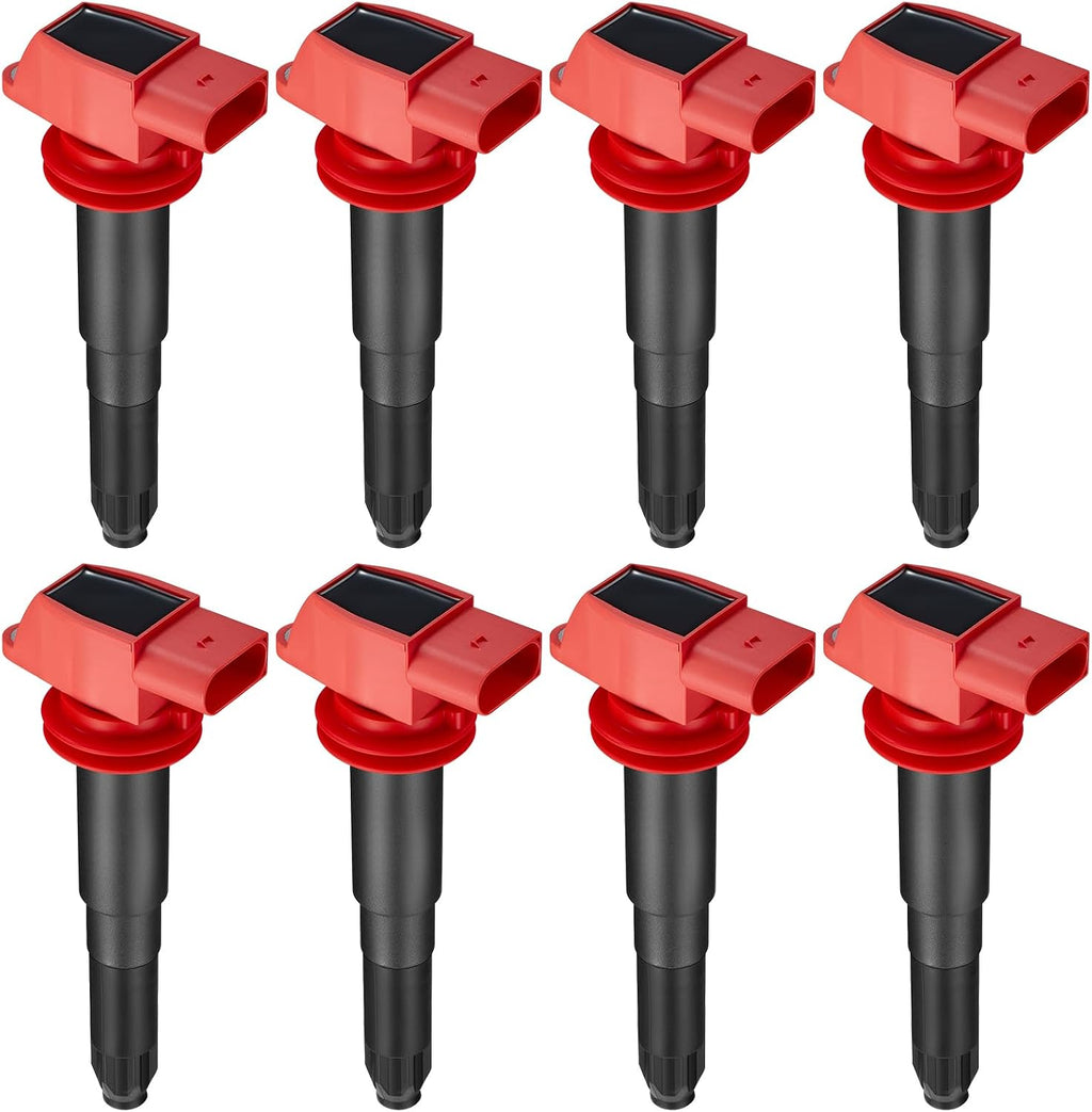 BDFHYK Ignition Coil Packs Compatible with Porsche 2008-2018 Cayenne, 2011-2016 Panamera V6 V8 3.6L 4.8L Coil for UF660 94860210402 94860210404 94860210406 Set of 8