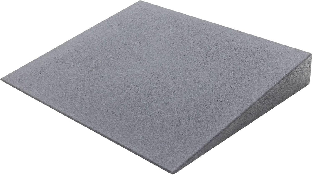 5' Doorway Threshold Ramp for Wheelchair, 800 lb Cap, High-Density Composite, Silver Spring