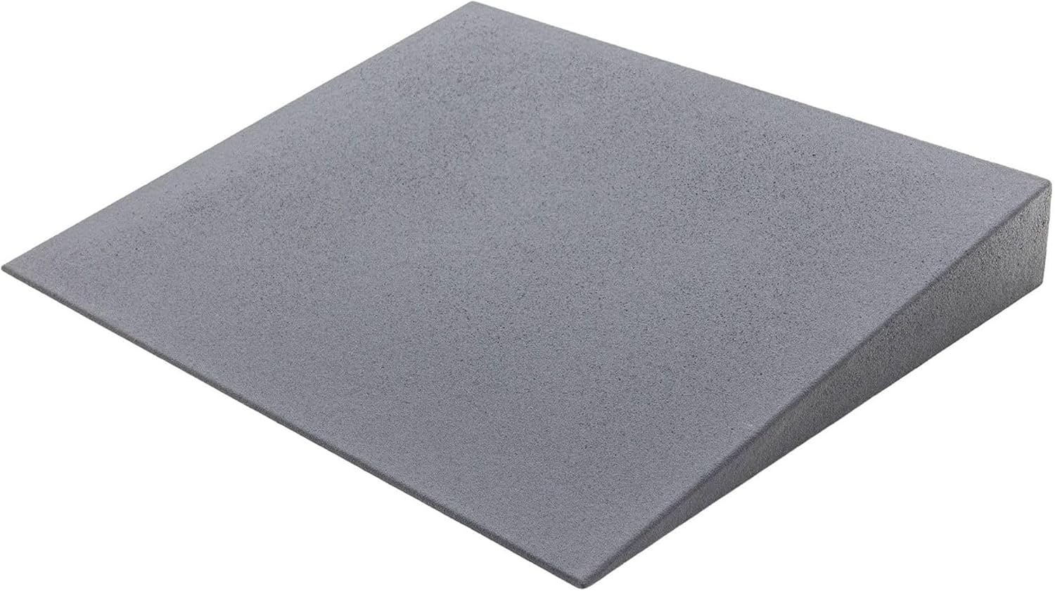 5' Doorway Threshold Ramp for Wheelchair, 800 lb Cap, High-Density Composite, Silver Spring