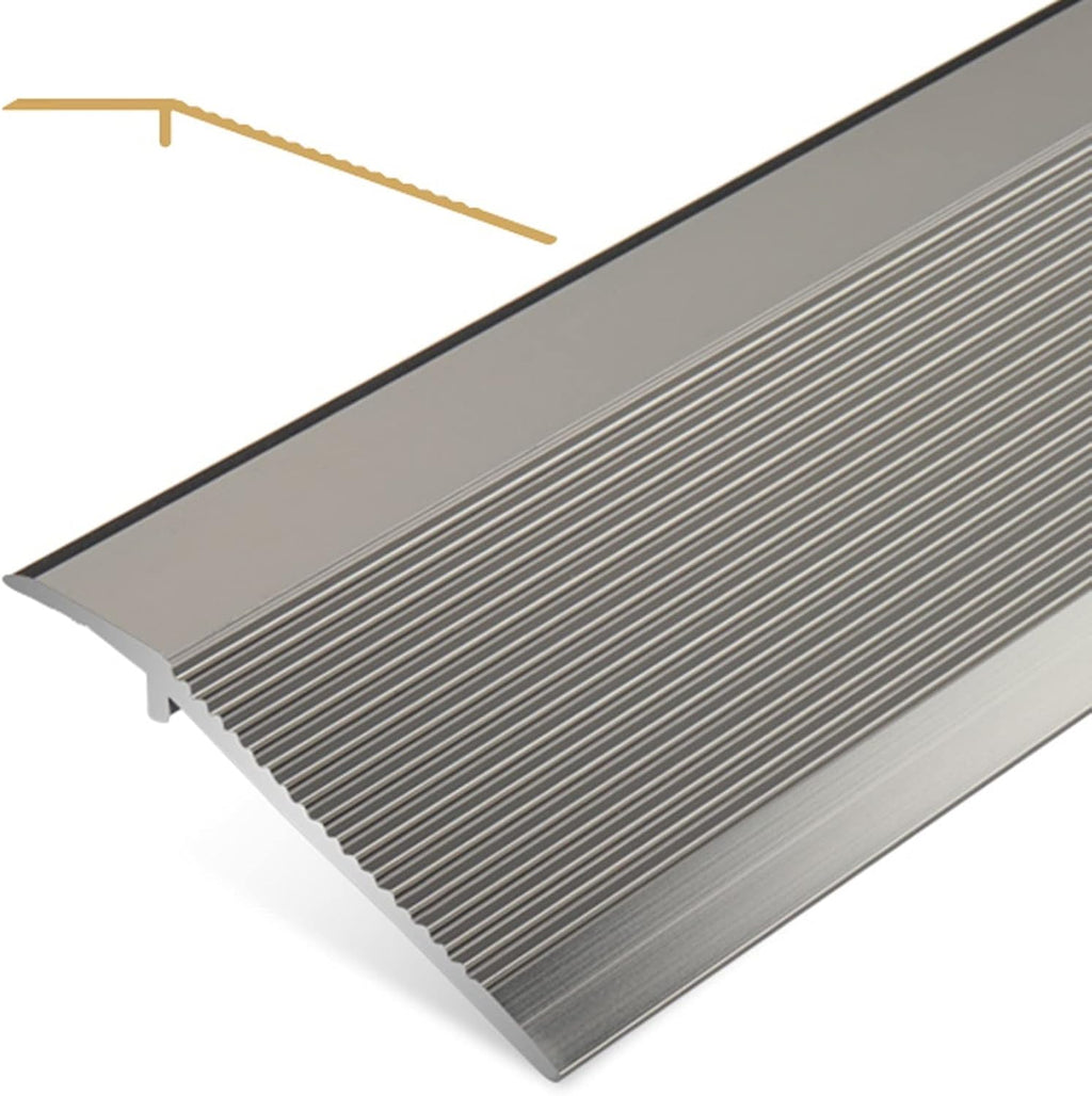 Floor Transition Strips ， Aluminum Alloy Threshold for Wood to Tile, Doorways, Laminate to Hardwood