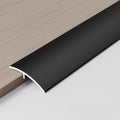 Aluminum Floor Flooring Transition Threshold Strip Reducer, 6 Pack 400 x 20mm 15.76' x 0.79' for Threshold Height Difference 0-6mm 0-0.24' Black, for Doorways Carpet Ramp Tile Edge Gap Cover