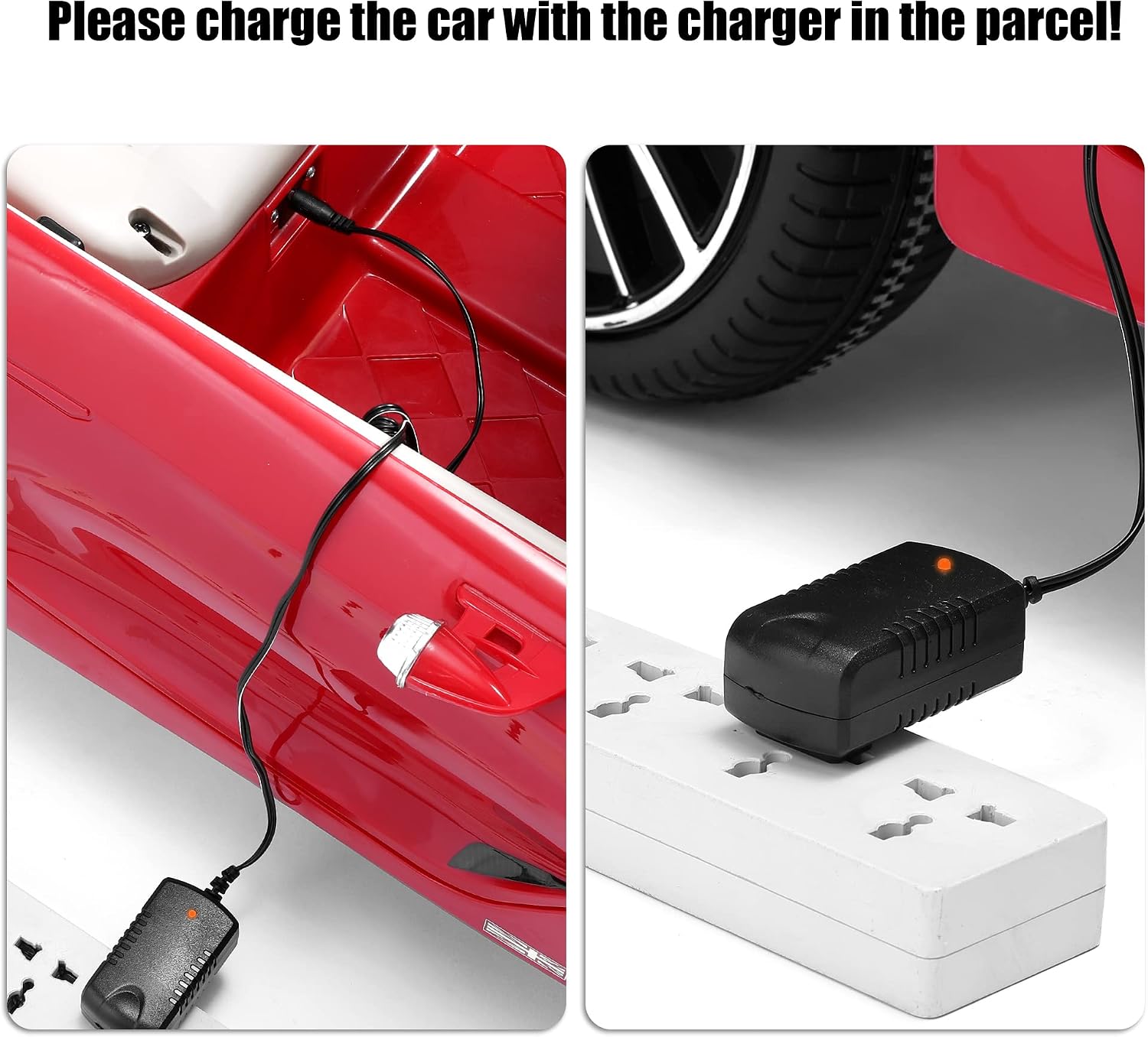 SEHOMY 12V Electric Ride On Car with Remote, Bentley Licensed Motorized Vehicles for Kids Ages 3-8, Battery Powered Children Toy Cars, 4 Wheels, LED Headlights, MP3, Horn, TF Card, USB Port, Red