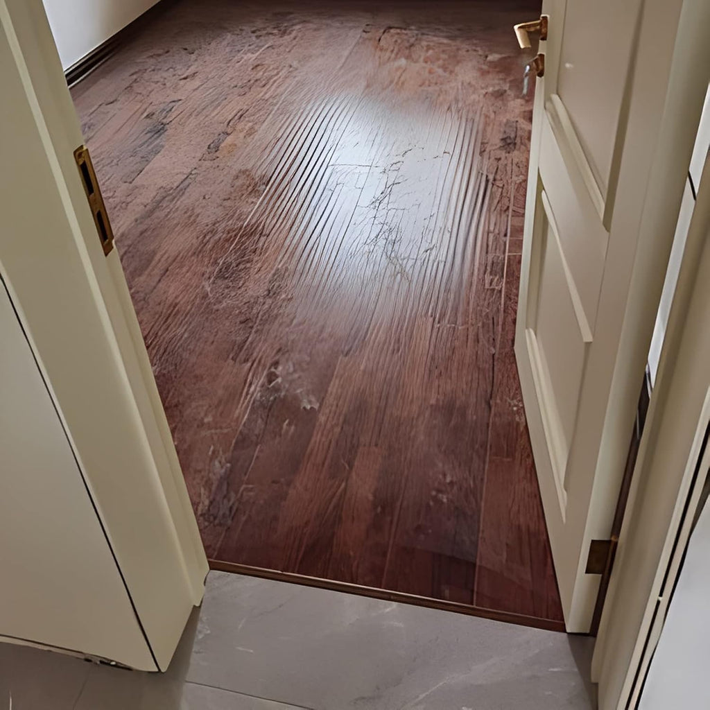 Metal T Molding Transition Strip, Carpet Edge Trim Self Adhesive, Gray Reducer Doorways Threshold Ramp for Flat Floor, Wood Effect Edging Strips (Color : Width 33mm, Size : Length 100cm (39.4in))