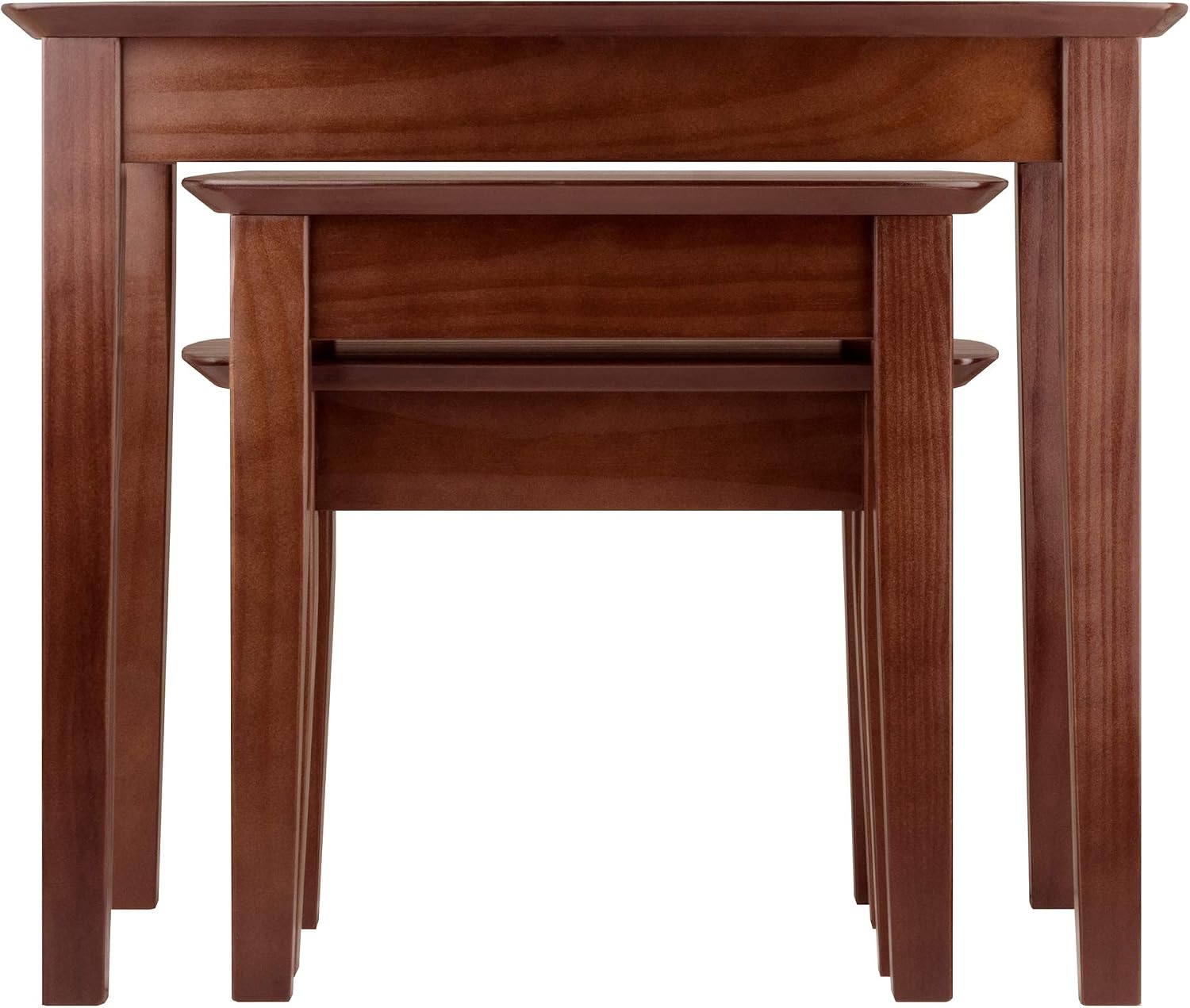 Winsome Bradley Nesting Tables, for Living Room, Walnut, Set of 3
