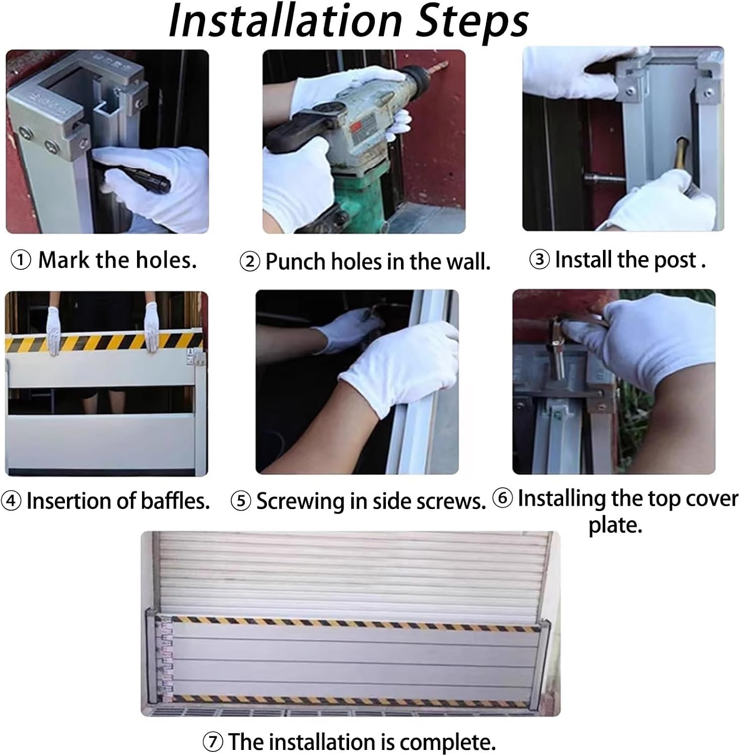 Flood Protection Barriers for Garage, 3 ft 5 ft 8ft 10 ft 12ft 15feet 17 feet 17 ft Custom Aluminum Threshold Anti-Flood Wall, Driveway/Doorway Temporary Dams, Removable & Reusable ( Color : H 0.8m(2.