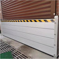 Flood Protection Barriers for Garage, 3 ft 5 ft 8ft 10 ft 12ft 15feet 17 feet 17 ft Custom Aluminum Threshold Anti-Flood Wall, Driveway/Doorway Temporary Dams, Removable & Reusable ( Color : H 0.8m(2.