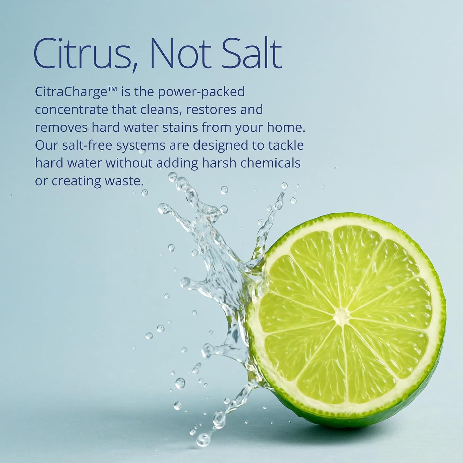 NuvoH2O 2-Stage Citrus-Based, Salt-Free Water Filter System + Water Softener and Carbon Filter – Healthy & Pure Water – Removes Hard Water Build Up (Home Duo System)