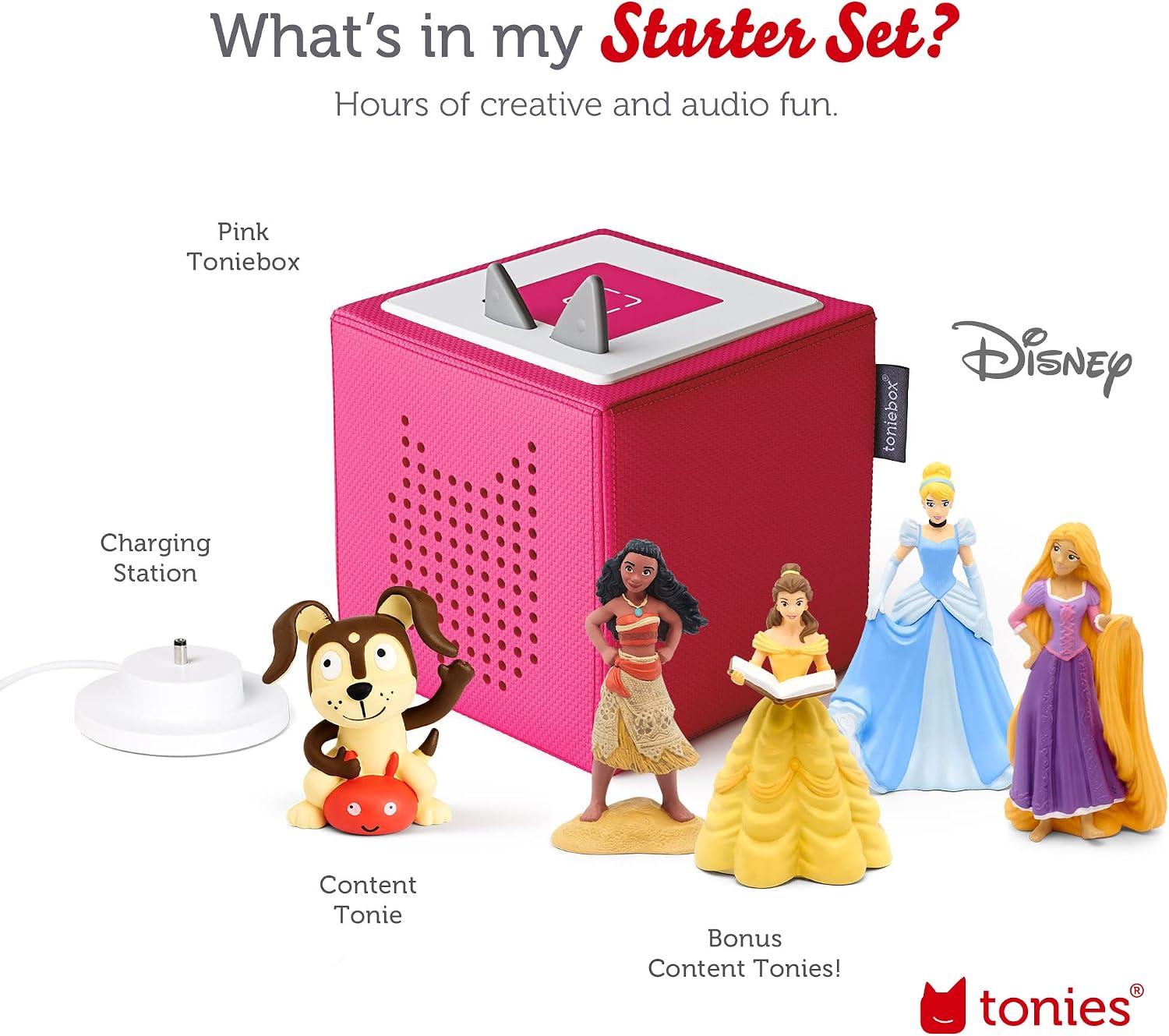 Toniebox 1 Disney Princess Bundle - Pink [Discontinued]
