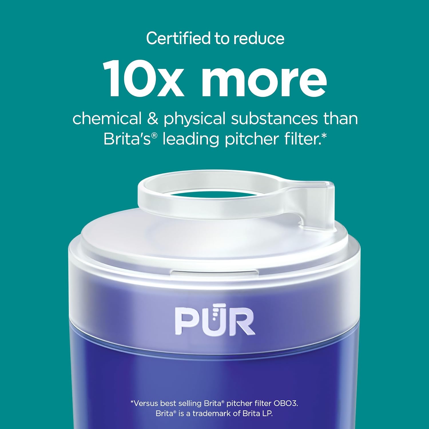 PUR Plus Faucet Mount Replacement Filter, Genuine PUR Water Filter for Sink Faucet, 3-in-1 Mineral Filtration, Lead Reducing, 1-Year Value, Blue (RF99994), 4 Count (Pack of 3)