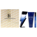 Bad Boy Cobalt Electrique by Carolina Herrera for Men - 3 Pc Gift Set 3.4oz EDP Spray 0.34oz EDP Spray (Mini), 3.4oz Shower Gel