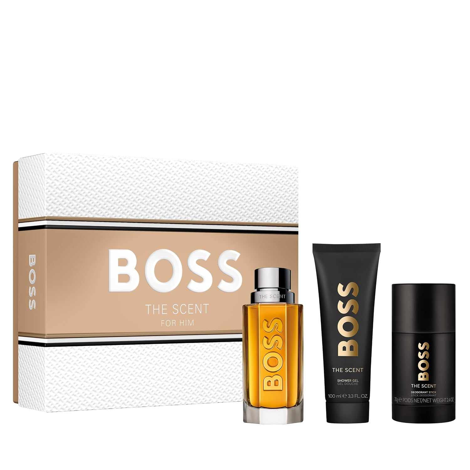 Hugo Boss Men's 3-Pc. BOSS The Scent Eau de Toilette Gift Set