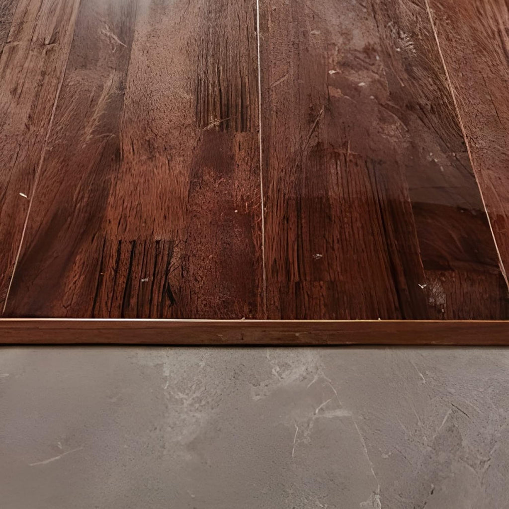 Metal T Molding Transition Strip, Carpet Edge Trim Self Adhesive, Gray Reducer Doorways Threshold Ramp for Flat Floor, Wood Effect Edging Strips (Color : Width 33mm, Size : Length 95cm (37.4in))