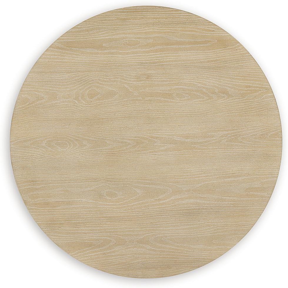Signature Design by Ashley Fawndell Casual Table with Antiqued Finish, Set of 3, White & Light Brown
