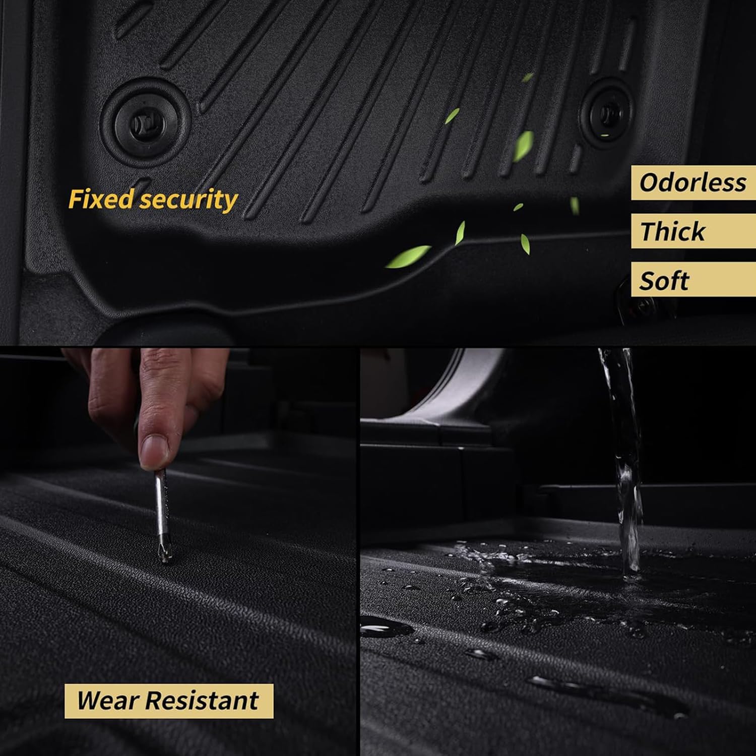 Floor Mats for 2026 Hyundai Palisade Hybrid Accessories, fit SEL、SEL Premium、Limited、Calligraphy, Cargo Mat Custom TPE All Weather Protection Full Coverage Trunk Liner & Floor Liner for Palisade