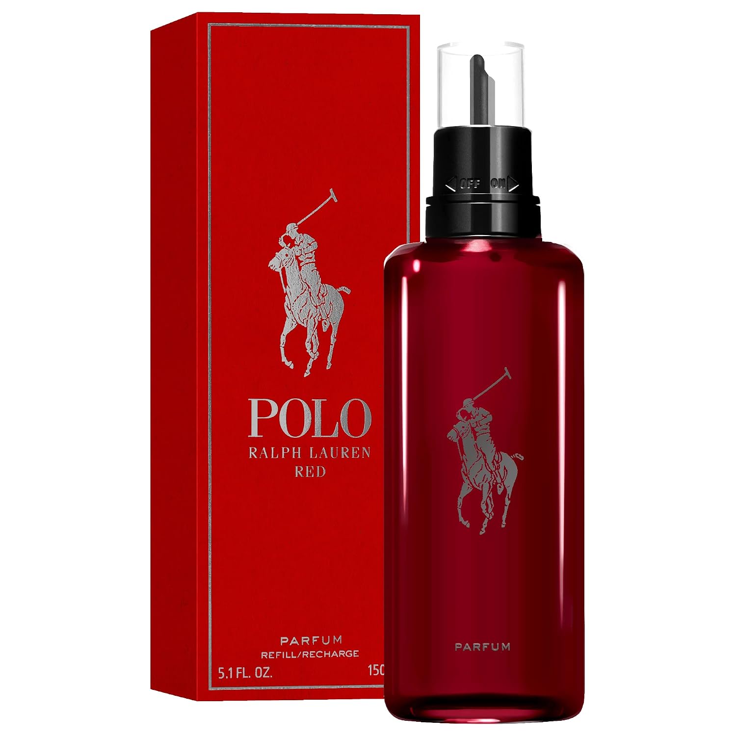 RALPH LAUREN FRAGRANCES - Polo Red - Parfum - Men's Cologne - Ambery & Woody - With Absinthe, Cedarwood, and Musk - Intense Fragrance