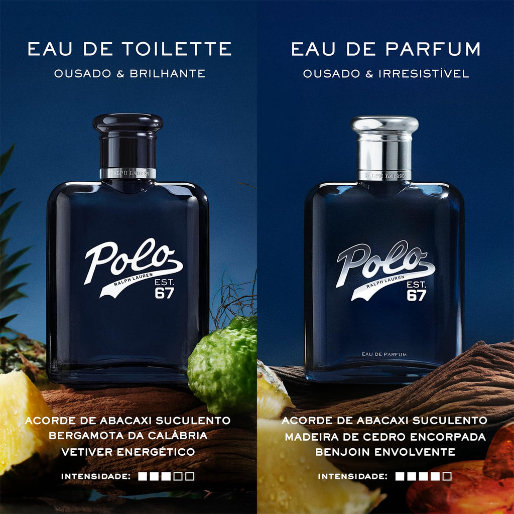 RALPH LAUREN FRAGRANCES - Polo 67 - Eau de Toilette - Cologne for Men - Woody & Solar Scent - With Pineapple, Bergamot, & Vetiver