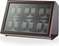 12 Watch Winder for Automatic Watches with Motor-Stop and Battery Option