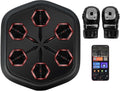 ONEPUNCH Music Boxing Machine Wall Mounted, Smart Boxing Music Machine with LED, Punching Game Machine with Phone Holder & Boxing Gloves for Stress Release