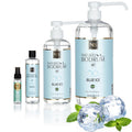 Blue Ice Summer Cologne for Men Set of (60ml, 400ml, 500ml, 1L) - Vegan, Natural, Refreshing Scent, Cool Arctic Icy Fresh Scent, Long Lasting Summer Eau De Cologne