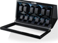 TIMECUBE Watch Winder with 6 Storage Slots, LED Light and Automatic Motor-Stop Option