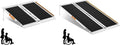 Bundled 2FT 4FT Wheelchair Ramps, gardhom 800Lbs Aluminum Portable Folding Handicap Ramp Wheel Chair Ramp for Home Entrance Threshold Doorways Stairs Curbs Scooter
