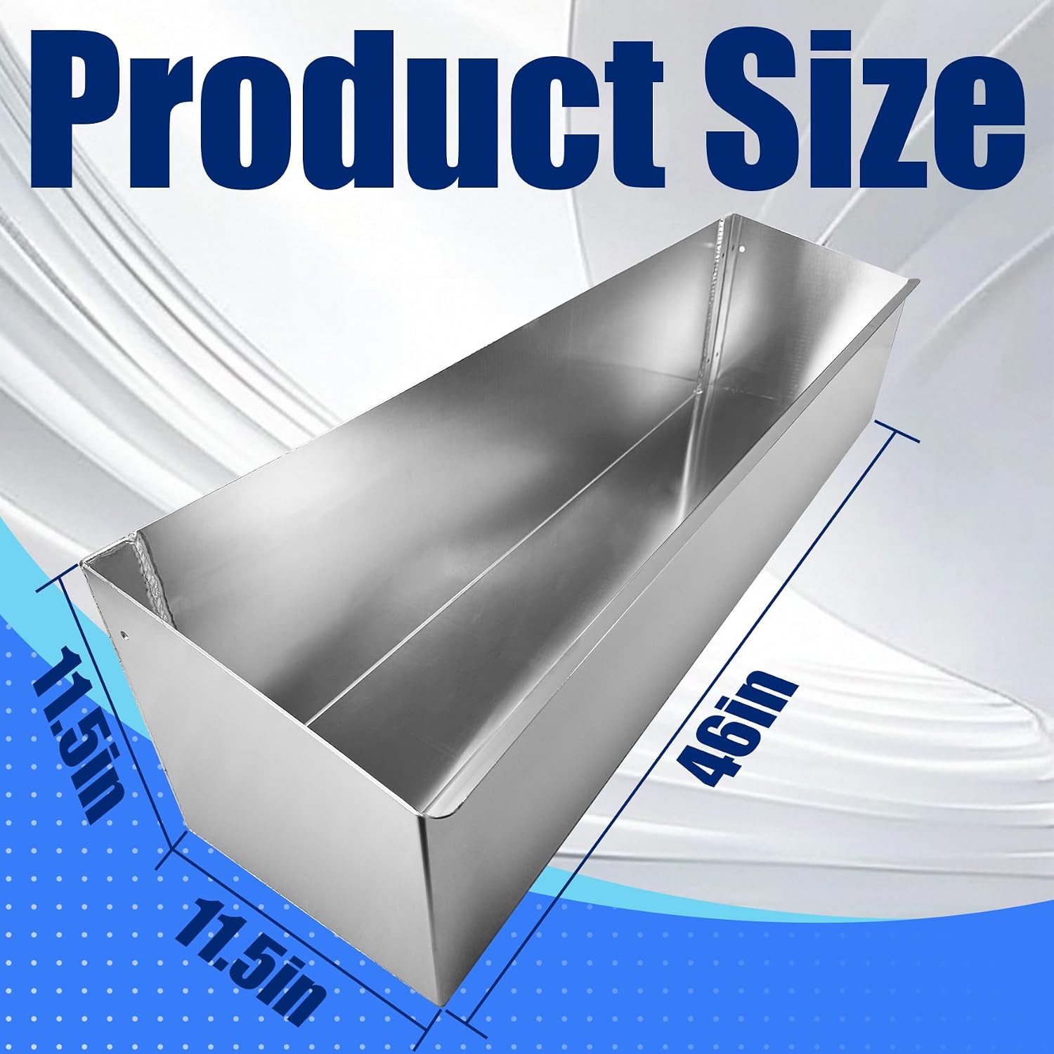 Aluminum Fuel Tank Rack Multi Use Storage Cabinet Holder Practical Kettle Racks Length 46' Accommodate 4 5-Gallon Jugs Suitable for Garage Enclosed Racing Trailer Work Area Silver