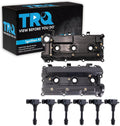TRQ Ignition Coil Kit 8 Piece Valve Cover Compatible with 2002-2003 INFINITI QX4 2002-2004 Nissan Pathfinder