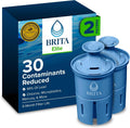 Brita Filter Replacements for Water Pitchers and Dispensers, Elite, NSF Certified to Remove 99% of Lead, 2 Count, Blue (Pack of 8)