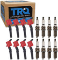 TRQ Ignition Coil & Spark Plug Kit Iridium 16 Piece Compatible with 1997-2010 Ford F-150 1999-2016 E-350 Super Duty 1998-2011 Lincoln Town Car Mercury Grand Marquis