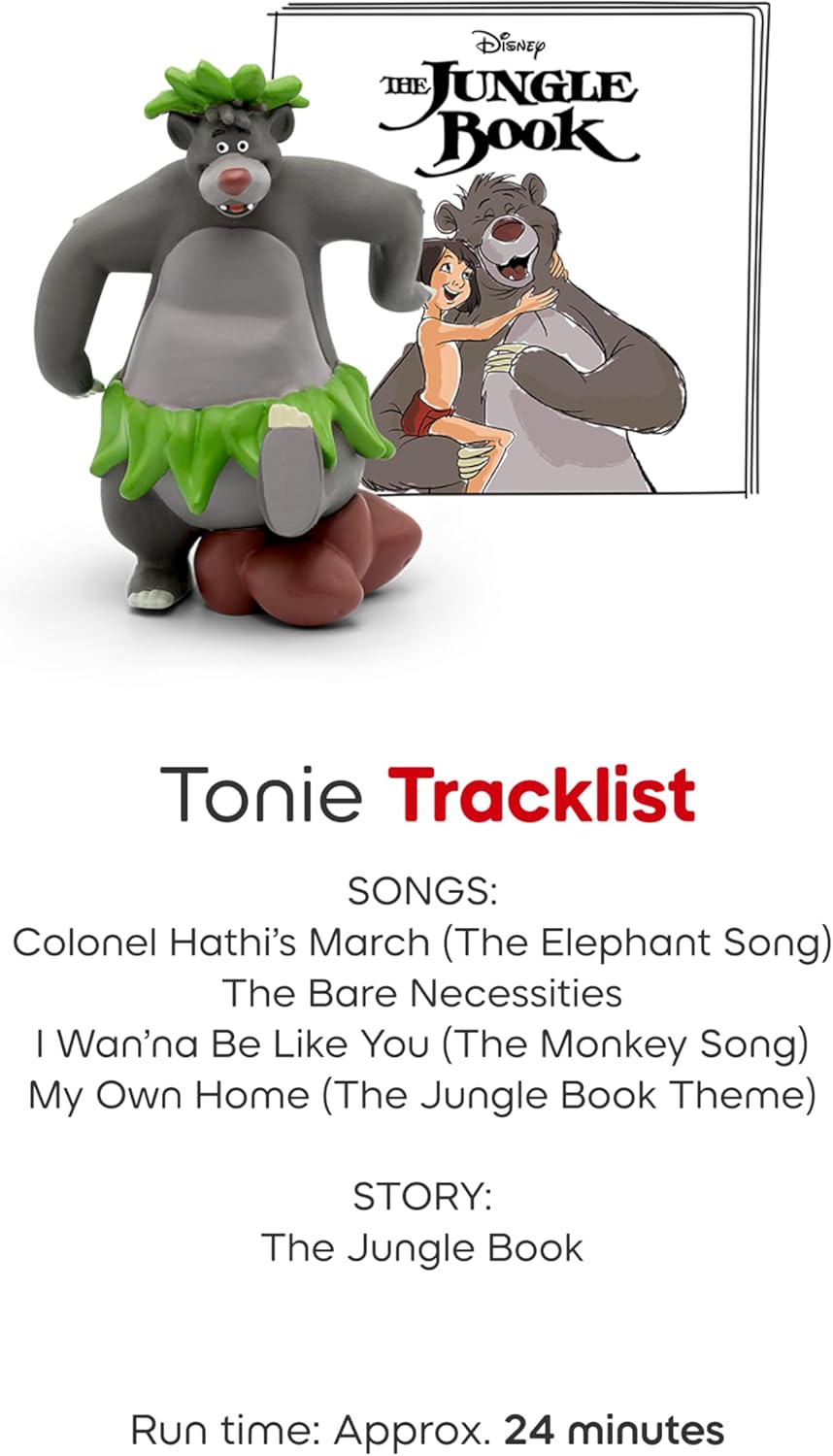 Toniebox 2 Audio Player Disney Bundle for Kids 3+ with Lightning McQueen, Simba, Winnie The Pooh, and Baloo - Sky Blue