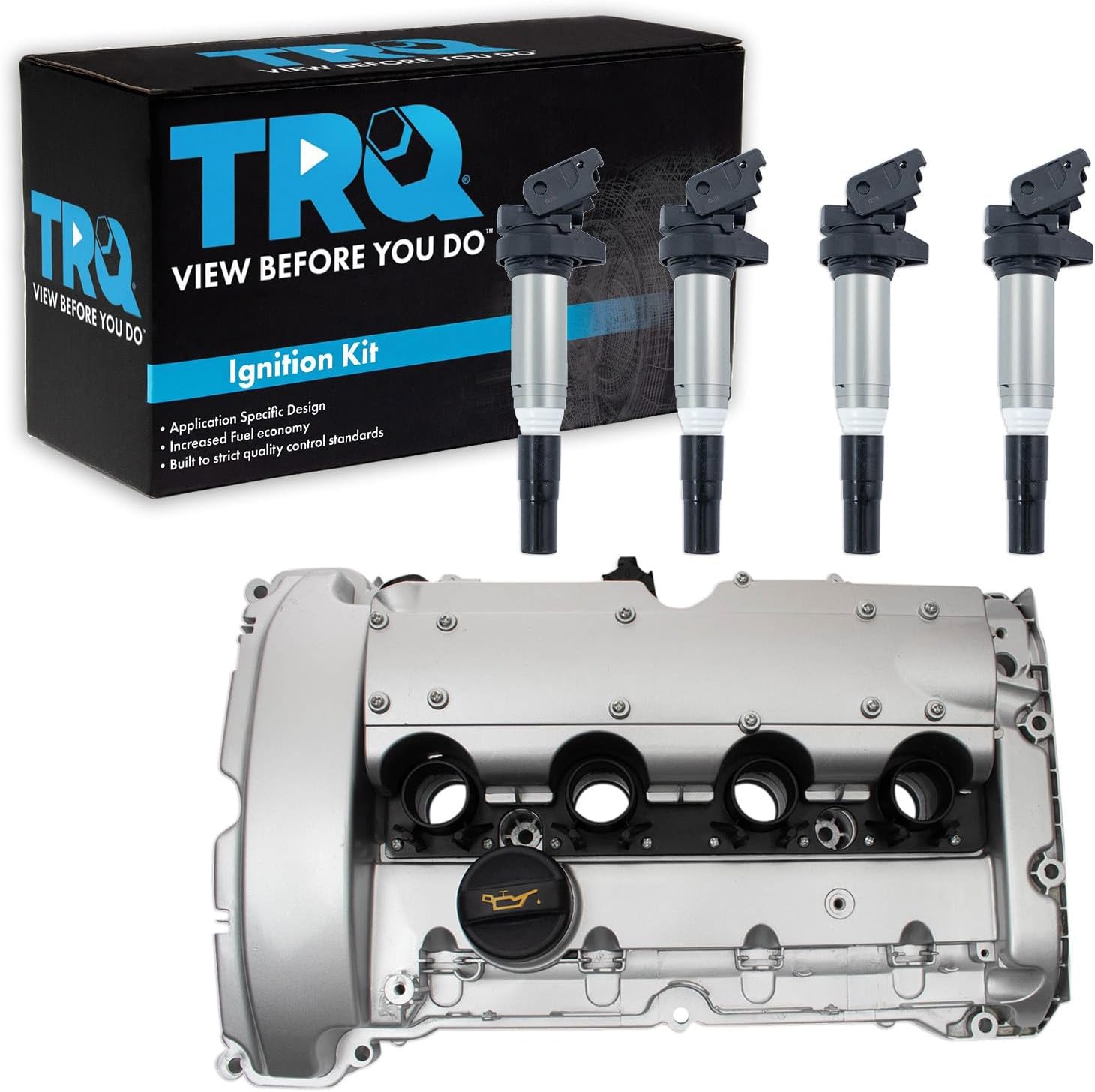 TRQ Ignition Coil Kit 5 Piece Compatible with 2007 Mini Cooper