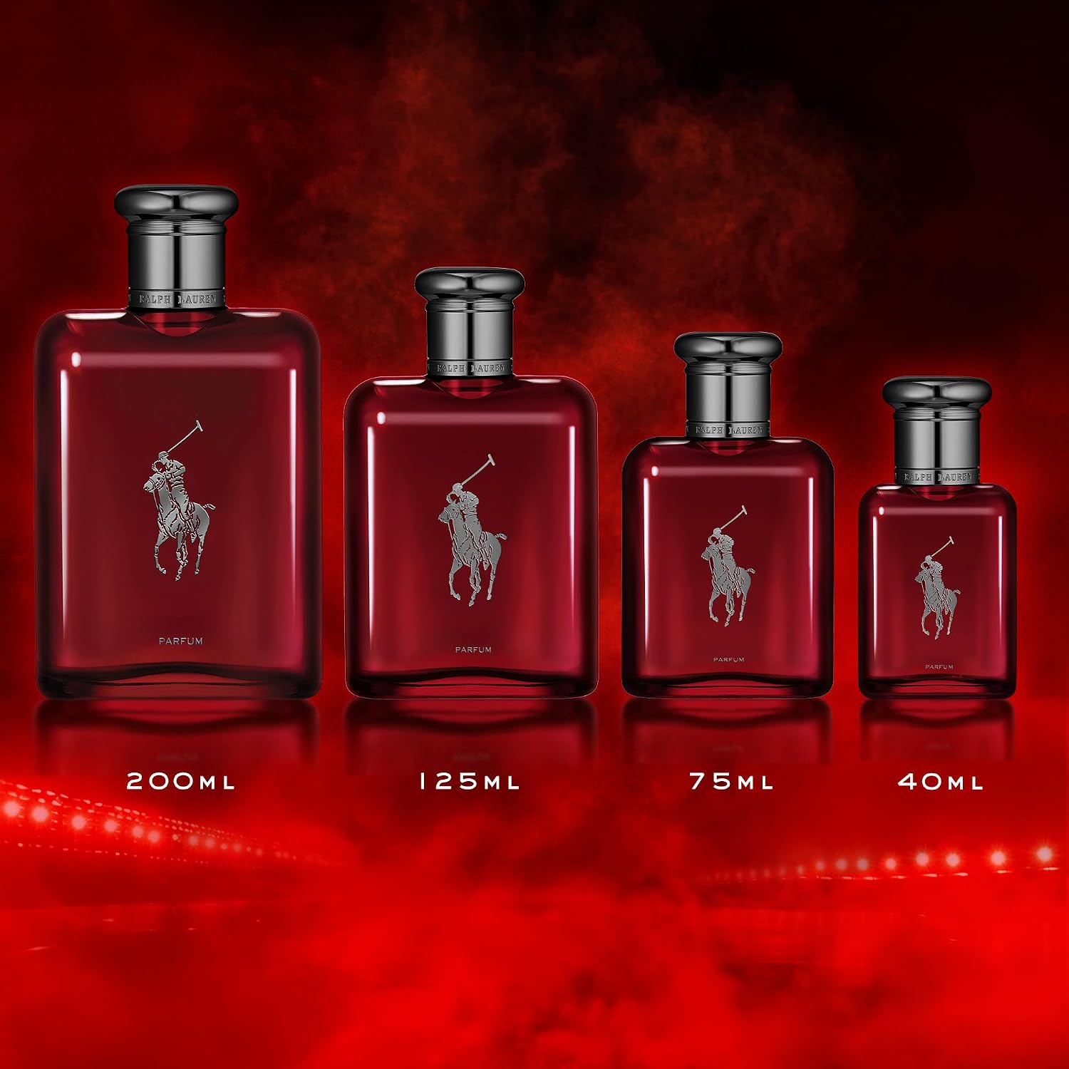 RALPH LAUREN FRAGRANCES - Polo Red - Parfum - Men's Cologne - Ambery & Woody - With Absinthe, Cedarwood, and Musk - Intense Fragrance