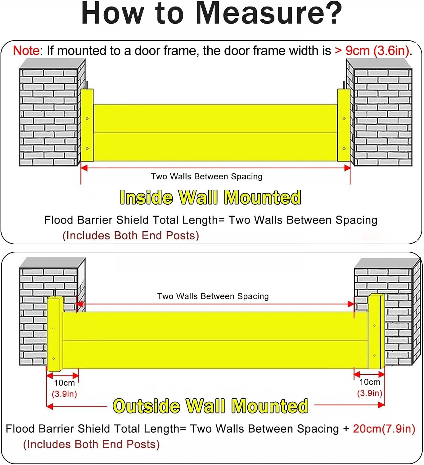 Flood Protection Barriers for Garage, 3 ft 5 ft 8ft 10 ft 12ft 15feet 17 feet 17 ft Custom Aluminum Threshold Anti-Flood Wall, Driveway/Doorway Temporary Dams, Removable & Reusable ( Color : H 0.8m(2.