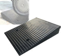 Driveway Ramp 2-5.5' Rise Rubber Heavy Duty Threshold Ramp 11023lbs for Kerb Vehicle Wheelchair Scooter Motorcycle(50 * 60 * 18cm/20 * 24 * 7.1in)