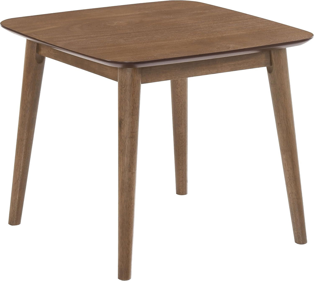Coaster Home Furnishings - Radley - Wood - 3-Piece Rectangular Coffee Table Set with Chamfered Edges and Flared Legs - Mid-Century Modern Style - Living Room- Natural Walnut - 753524