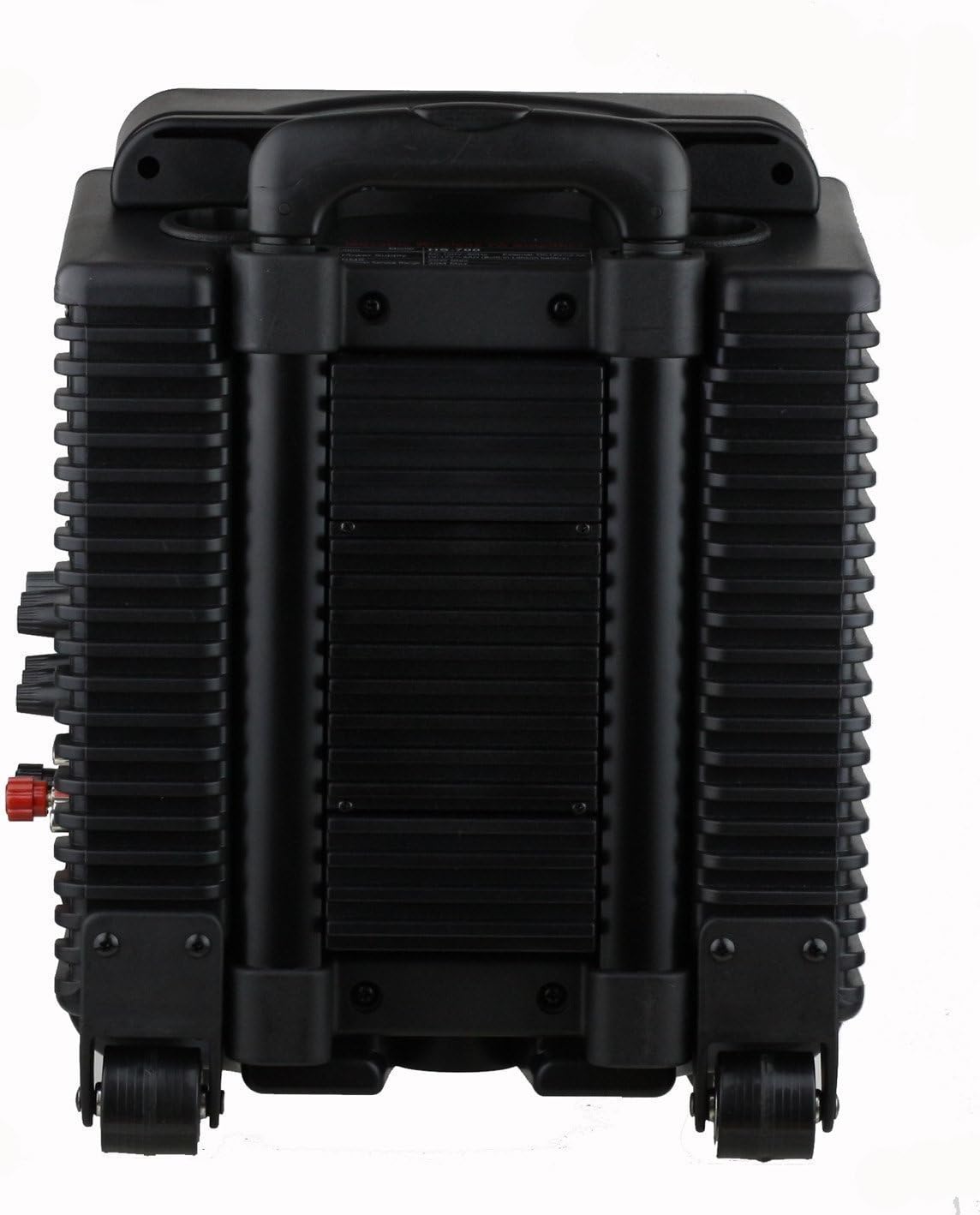 Hisonic HS700 True RMS 35 Watts Rechargeable & Portable PA System with Built-in VHF Wireless Microphones, Bluetooth Connected with Cellphone,Pad,Music Player/Recorder & FM Radio, Color Black