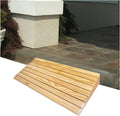 Wood Threshold Ramps for Doorway 2' - 6' Rise, Non-Slip Surface Wooden Ramps for Home/Garden Step/Sheds Doors, Wheelchairs Transition Ramp (Size : 38.8x35x15cm/15.2x13.8x6in)