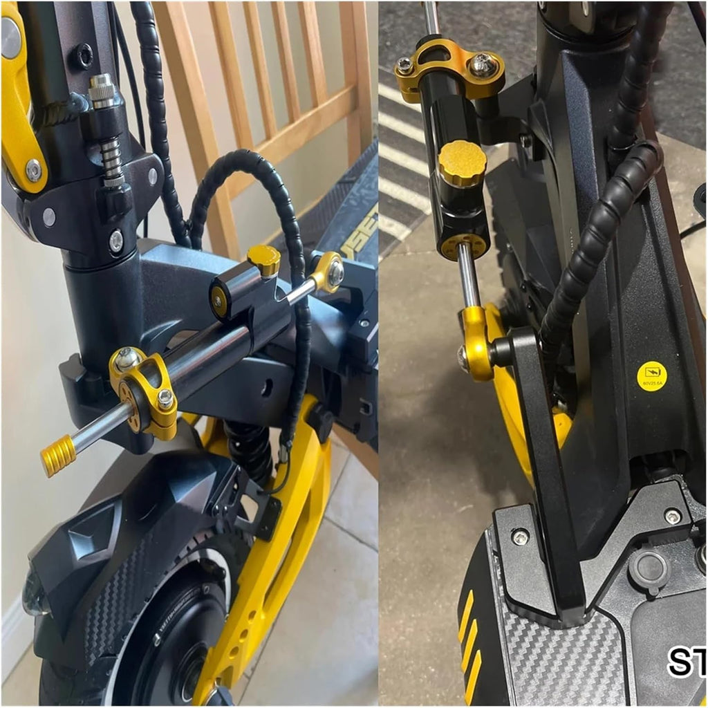 Electric Scooter Accessories Directional Steering Damper kit Fit for VSETT 10+ Spare Parts Increase High Speed Stability(Set A)