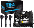 TRQ Ignition Coil Kit 4 Piece Valve Cover Compatible with 2016-2019 Mini Cooper Cooper Clubman Countryman