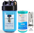 H&G Lifestyles Tankless Water Heater Filter Washing Machine Anti Scale | Scale inhibitor filter，Water Filter for Hard Water,Prevent Scale Build Up,Phosphate Water Filter Cartridge,60,000 Gallons