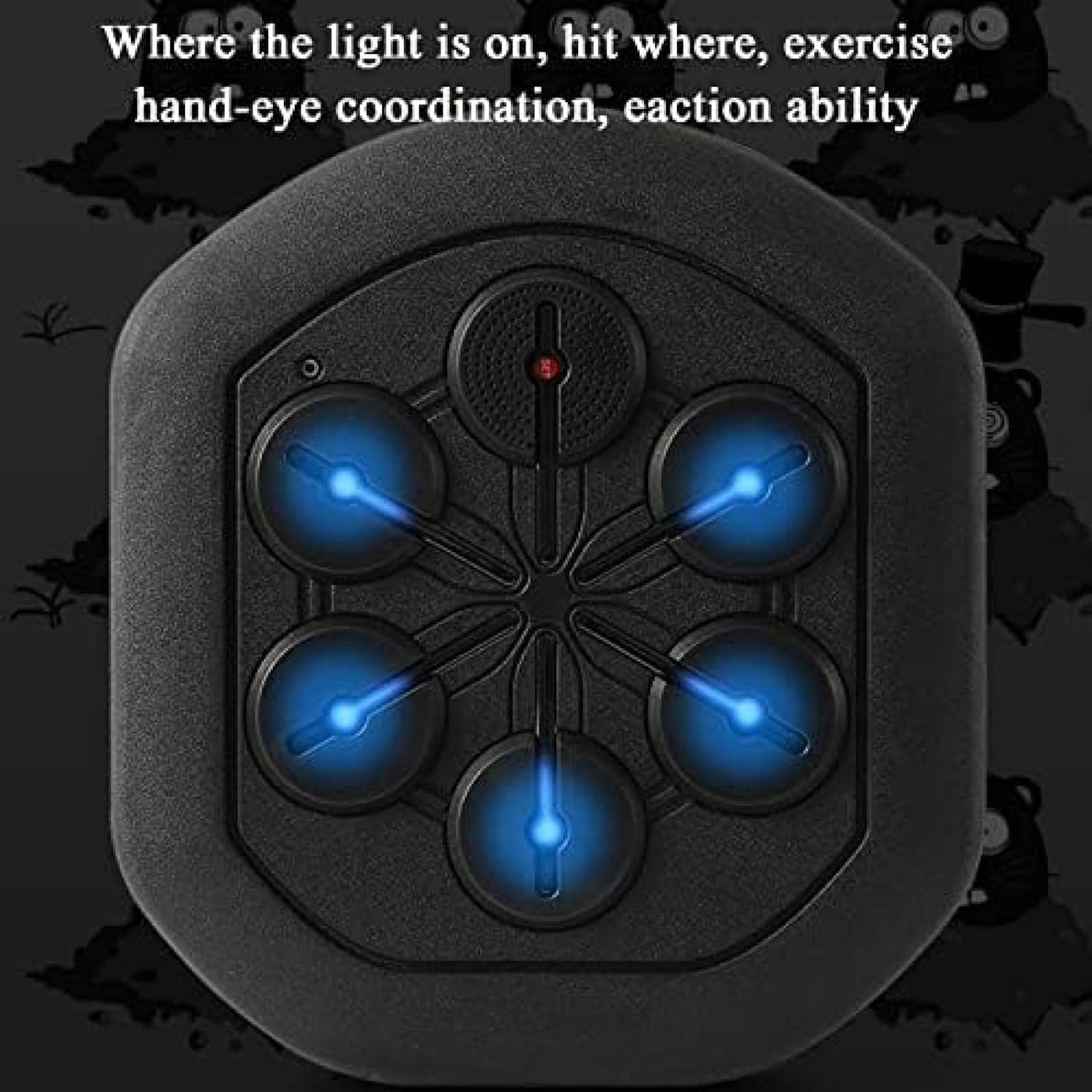 Music Electronic Boxing Wall Target Boxing Machine Intelligent Boxing Machine Punching Bag Training Equipment Boxing Mat Coordination Speed Response musi
