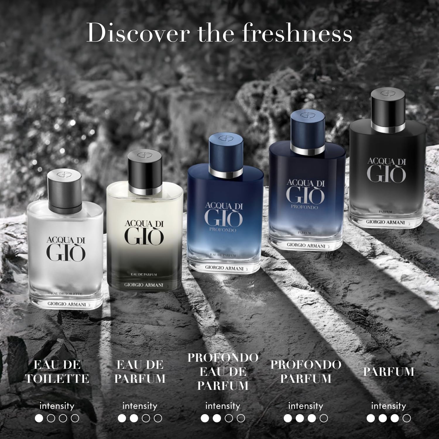 Armani Beauty - Acqua di Giò - Parfum - Cologne for Men - Fresh & Woody Men's Fragrance - Bergamot, Ginger, Marine, Geranium, Rosemary, Clary Sage, Patchouli, Incense Notes