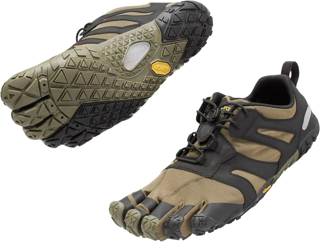 Vibram Men's FiveFingers V-Trail 2.0 | Barefoot Trail Running & Off-Road Shoes with Megagrip Outsole